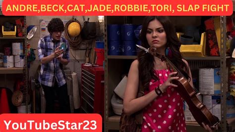 Andre Beck Cat Jade Robbie Tori Slap Fight On Victorious Part Youtube