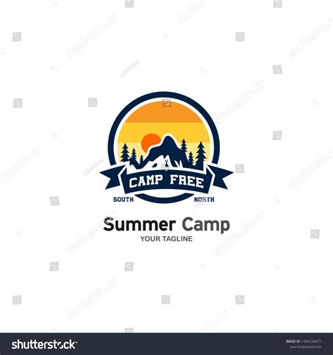 Vintage Summer Camp Logos