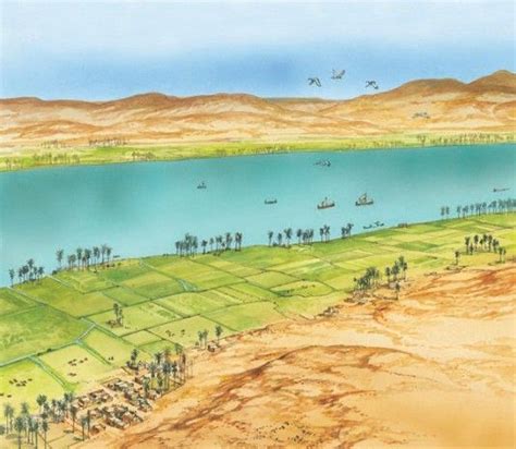 Ancient Egypt Nile River Farming