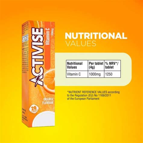 Vitamin C Mg Effervescent Tablet S Orange Activise