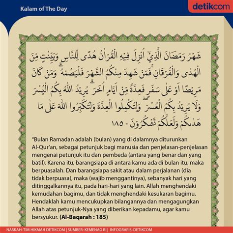 Detail Surat Al Baqarah Ayat 185 Dan Artinya Koleksi Nomer 3