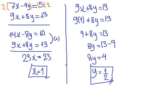 Alguien Me Puede Decir Como Se Resuelve 7x 4y 59x 8y 13 Brainly Lat