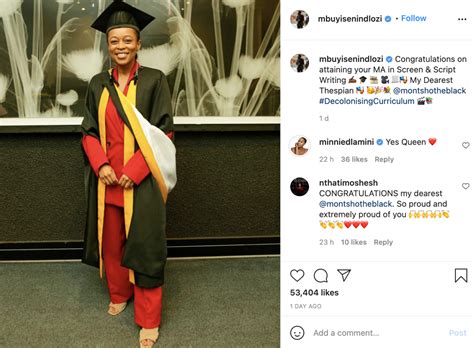 Pic! Mmabatho Montsho Celebrates Her Major Education Milestone