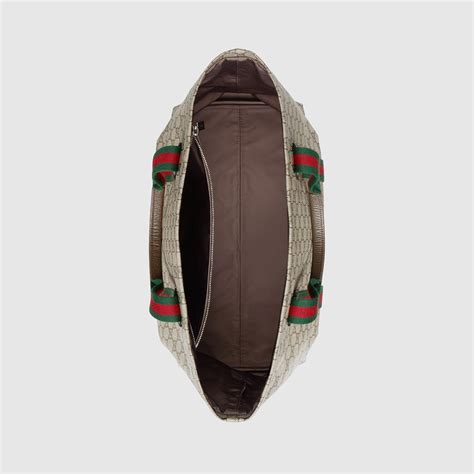 Gg Tender中号托特包 In米色和乌木色gg Supreme Tender帆布 Gucci® Australia