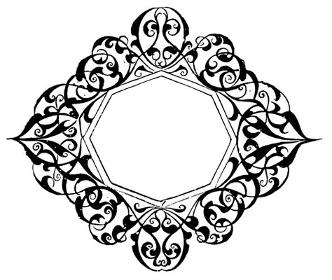 Victorian Flourish Clip Art Library