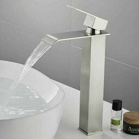 GABRIELLE Robinet Simple De Lavabo Robinet Cascade Haut Salle De Bain