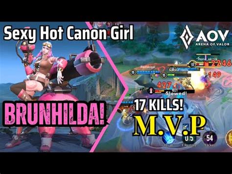 AOV BRUNHILDA OP Archer Strawbery Menace 17 Kills MVP Feat Neffex