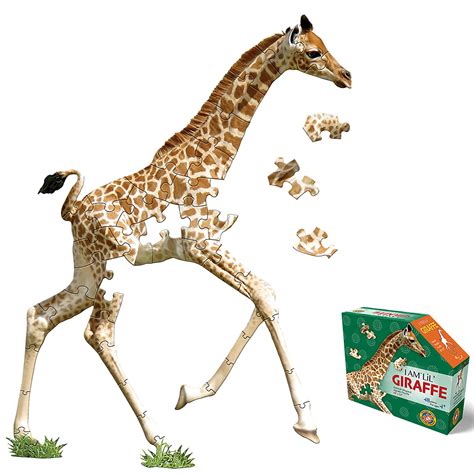 Madd Capp: I Am LiL' Giraffe - 48 Piece Puzzle - Kids Animal-Shaped