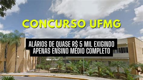 Universidade Federal abre concurso público salários de quase R 5