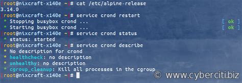 Linux Start Restart And Stop The Cron Or Crond Service NixCraft