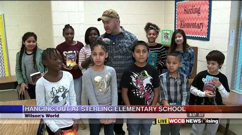 Wilson's World: Visits Students, Teachers and Volunteers at Sterling ...