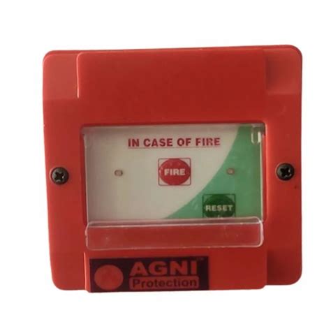 Agni Make Conventional Manual Call Point For Fire Alarm System 300g