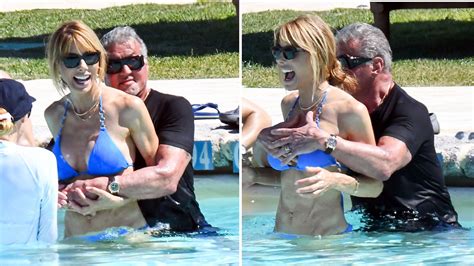 Rare Public Appearance Sylvester Stallone And Wife Jennifer Flavin