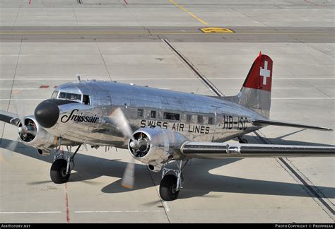 Aircraft Photo Of Hb Isc Douglas Dc C Swissair Swiss Air Lines