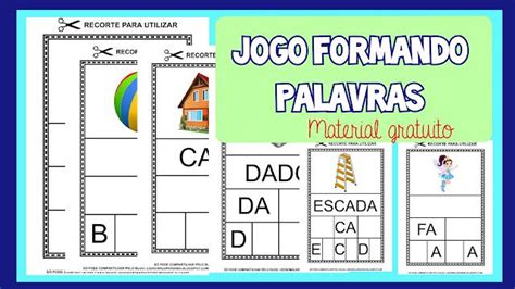 Recursos E Atividades Do Ledson Aldrovandi Jogo Formando Palavras