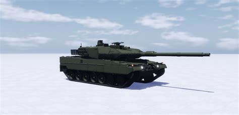 Leopard 2A6 Tank Model – Clearly Development