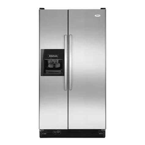 Whirlpool 25 1 Cu Ft Side By Side Refrigerator With Ice Maker