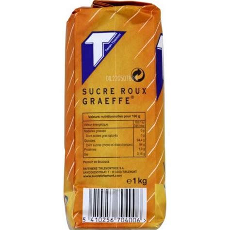 Sucre Roux Graeffe Le Paquet De 1 Kg à Prix Carrefour