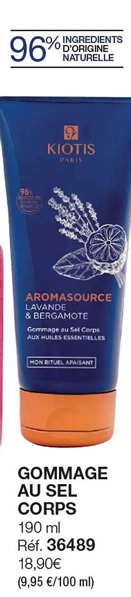 Promo Gommage Au Sel Corps Kiotis Chez Stanhome ICatalogue Fr