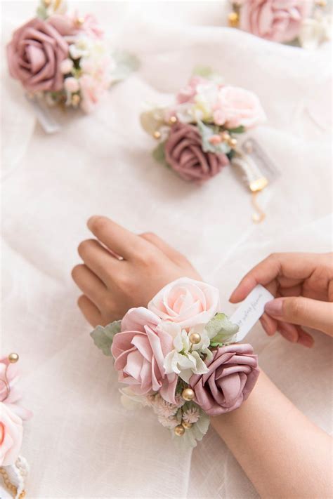 Alg Wedding Corsage Wrist Flowers For Bride And Groom Bridesmaids 市販