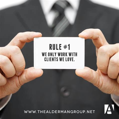 Our First Rule We Only Work With Clients We Love What Rules Does Your