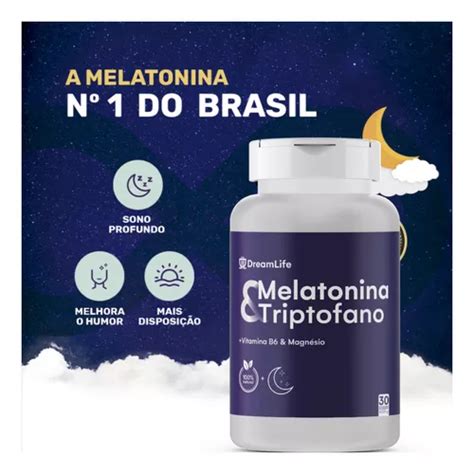 Melatonina E Triptofano C Psulas Magn Sio Vitamina B Parcelamento