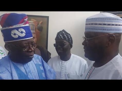 Watch Atiku Tinubu Meet At Abuja Airport Lounge See Video YouTube