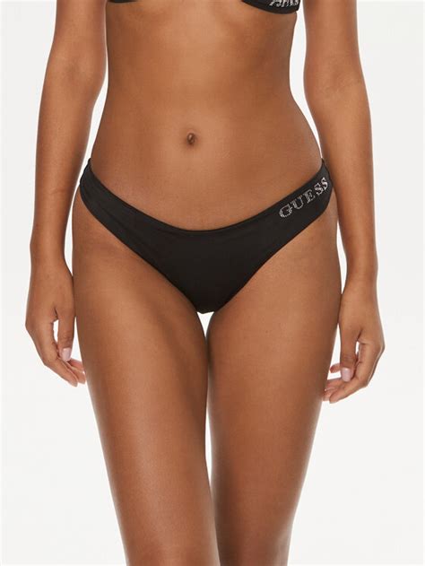 Guess Bas De Bikini E4GO02 LY00K Noir Modivo Fr