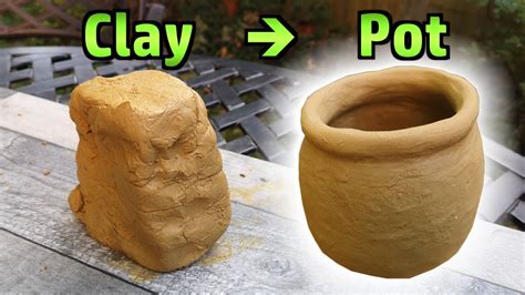 Cooking In Wild Clay Pottery Part Making Pots Youtube