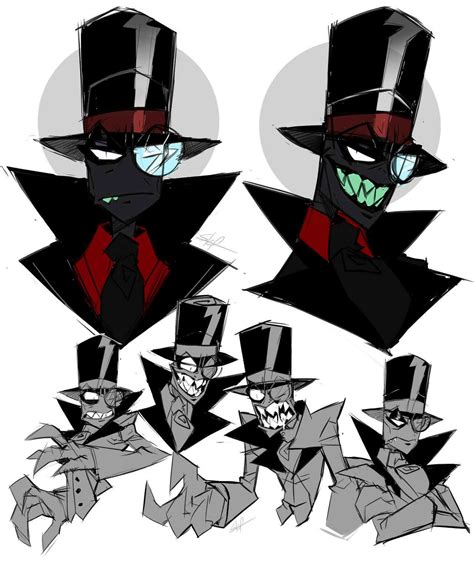 Pin By Dhanny Lara On Black Hat Black Hat Cartoon Character Design