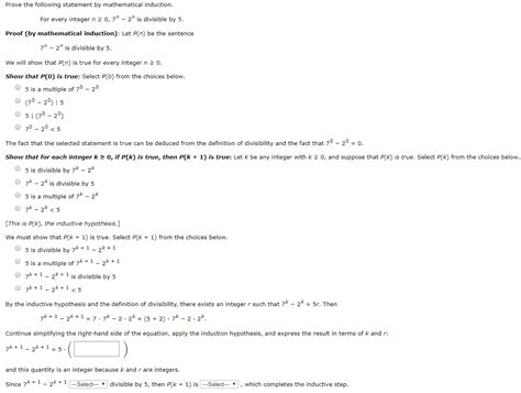 Solved Prove The Following Statement By Mathematical Chegg