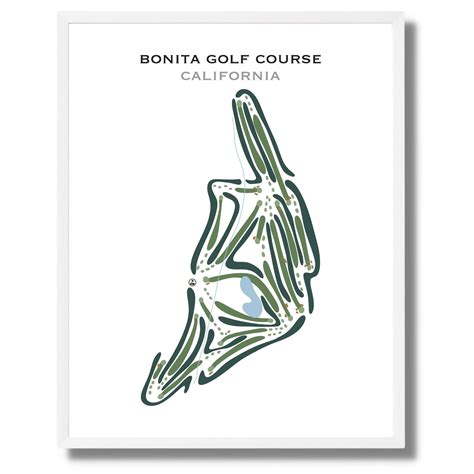 Buy the best printed golf course Bonita Golf Course, California - Golf ...