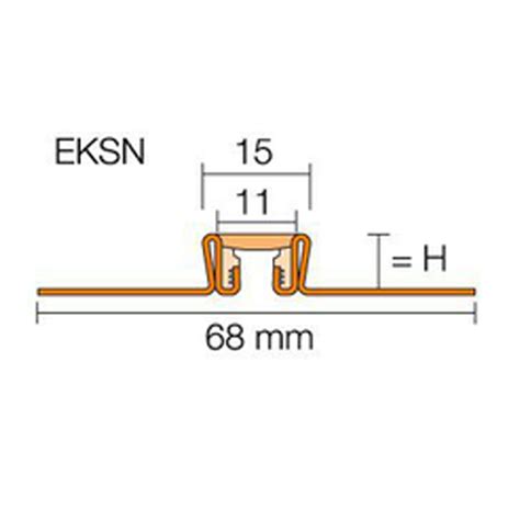 Schluter Dilex Eksn Stainless Steel V A Expansion Joint Pastel Grey