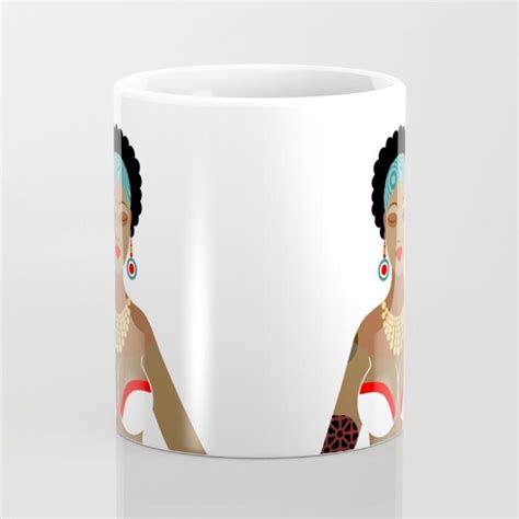 Black Queen Unique Coffee Mug African T Afro Ceramic Mug Afro Tea