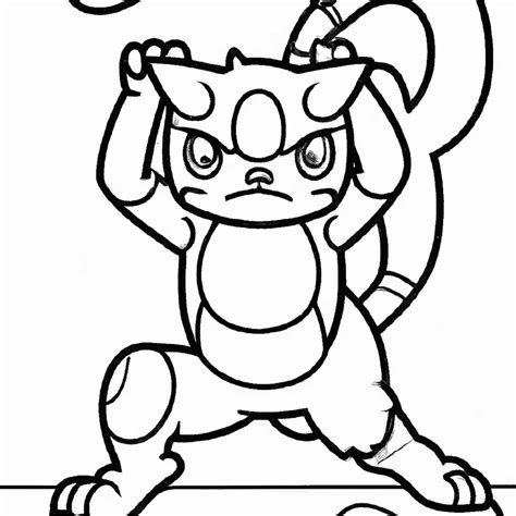 Aprenda A Desenhar O Pok Mon Meowth Imprima E Colora