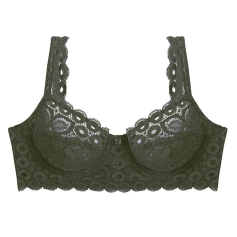 Soutien gorge grand maintien bonnets C D et E kaki Intrépide vert 3