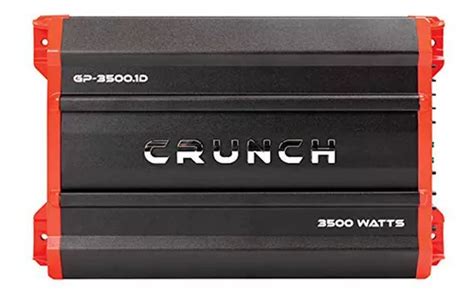 Amplificador Monoblock Crunch Gp 3500 1d 3500w Cuotas sin interés