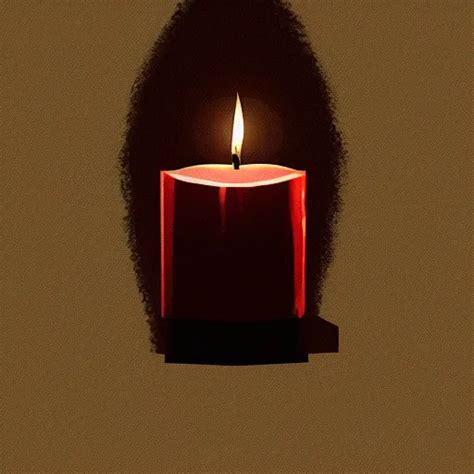 Candle In The Dark Concept Art Dramatic Light Stable Diffusion