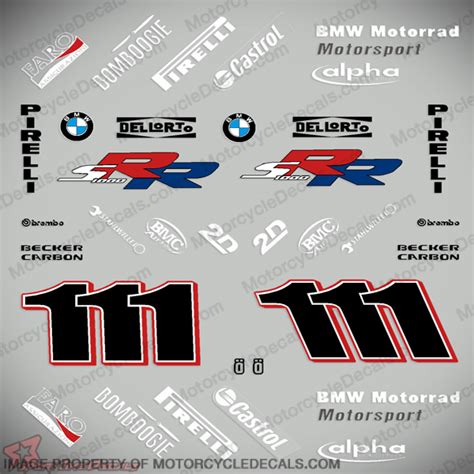 Bmw S1000rr Race Replica Decal Kit R Bmw 1000 40 Off