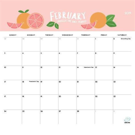 2024 Foodie Printable Calendars For Moms Imom Calendar Printables