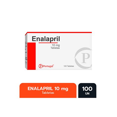 Enalapril 10mg Tabletas Caja 100 Un Boticas Hogar Y Salud