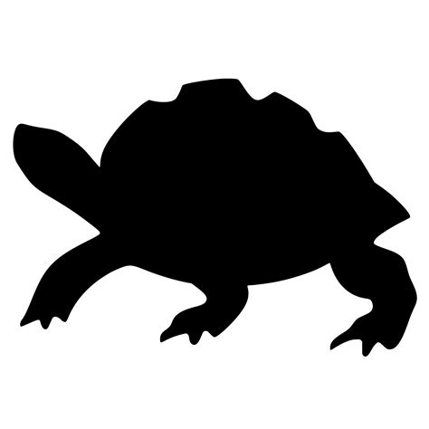 Snapping Turtle Silhouette – Creative Meadow