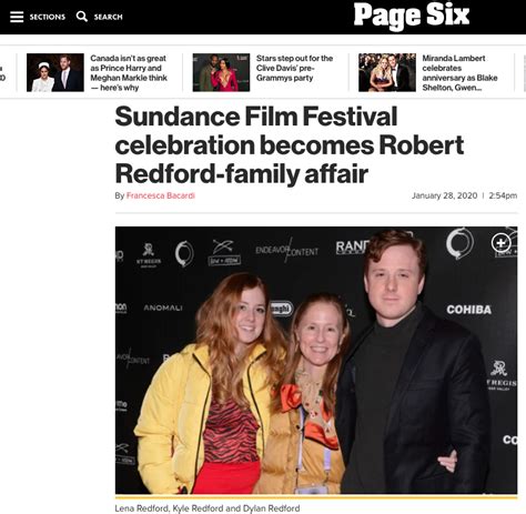 Robert Redford Grandchildren