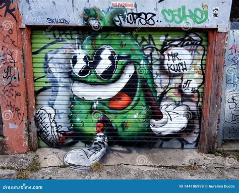 Street Art In Australia Newtown In Sydney Editorial Stock Photo