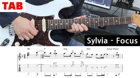 Focus Sylvia Guitar Tab Lesson Cover Tutorial YouTube