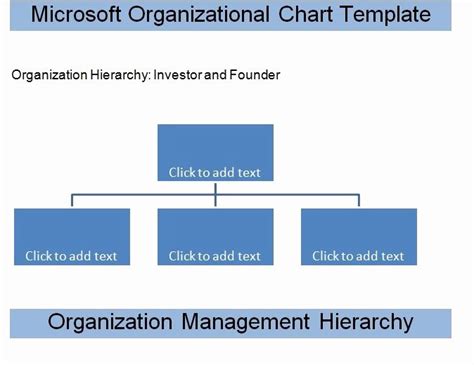 Microsoft Office Organizational Chart Templates