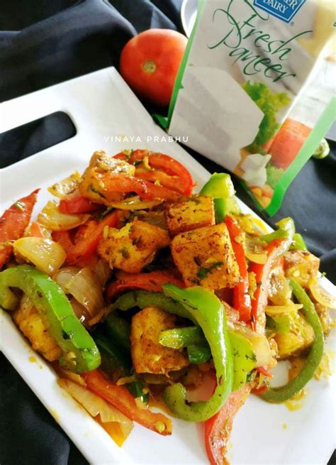 Paneer Stir Fry Recipe Vinaya S Culinary Delights