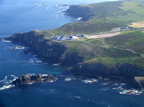 Lands End Aerial View Cornwall Guide Images