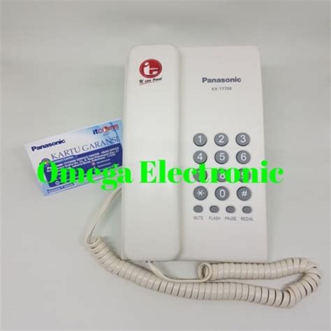 Resmi Panasonic Kx T Pesawat Telepon Rumah Kantor Single Line