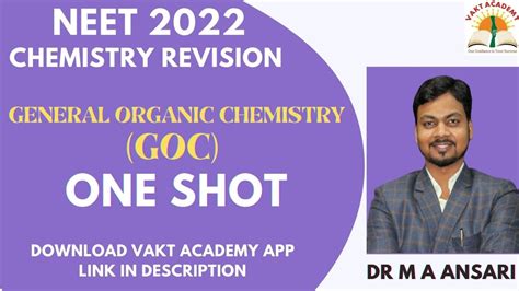 Goc One Shot Neet Revision General Organic Chemistry One Shot